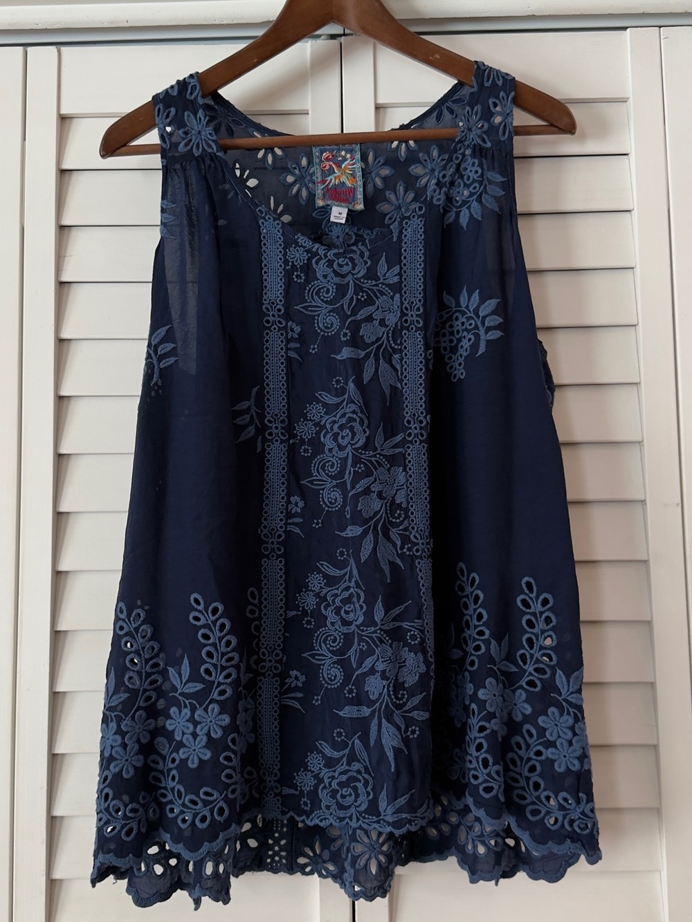 Johnny Was Halo Tank Blouse- Size M